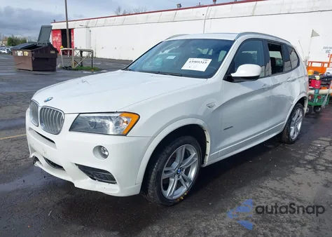 2013 BMW X3 xDrive28I из США, поврежденный, VIN 5UXWX9C57D0D03771